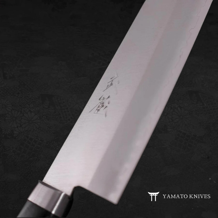 SANTOKU KNIFE WITH BLACK HANDLE