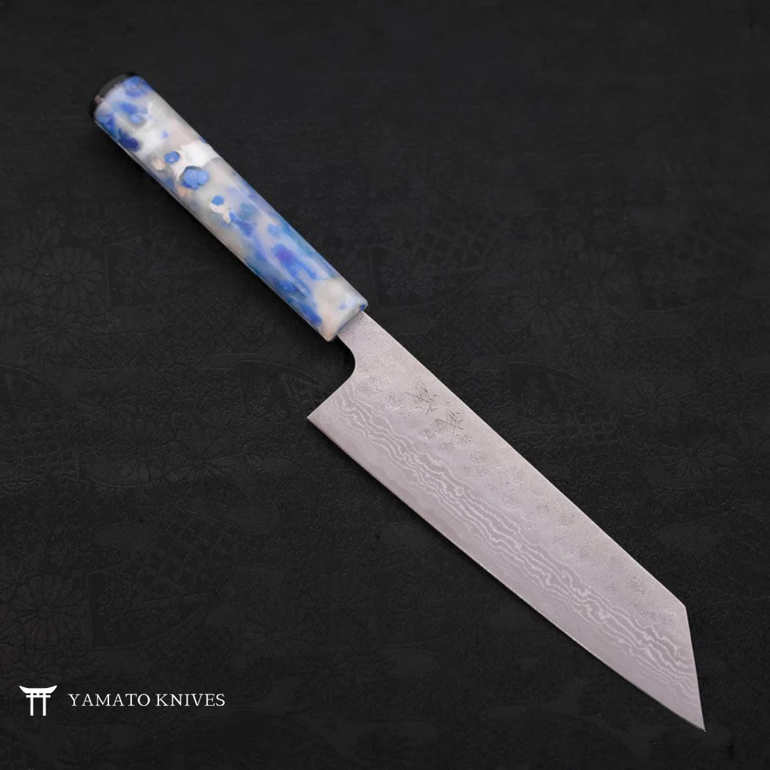 BUNKA DAMASCUS KNIFE WITH SPECIAL HANDLE