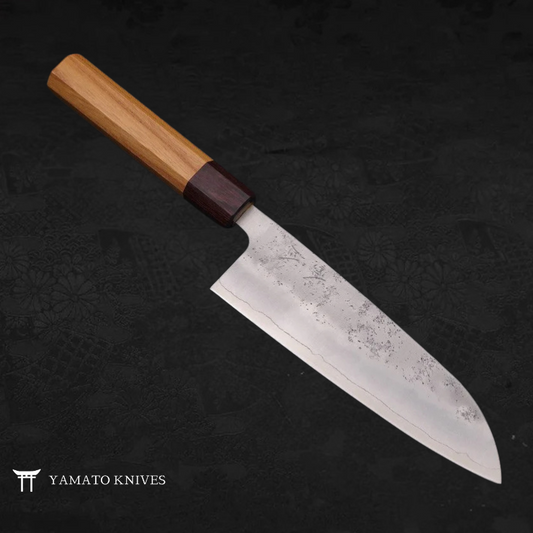 SANTOKU KNIFE WITH JAPANESE ELM HANDLE