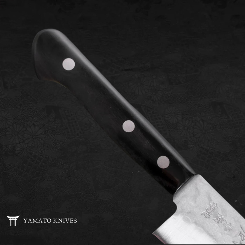 GYUTO KNIFE WITH BLACK HANDLE