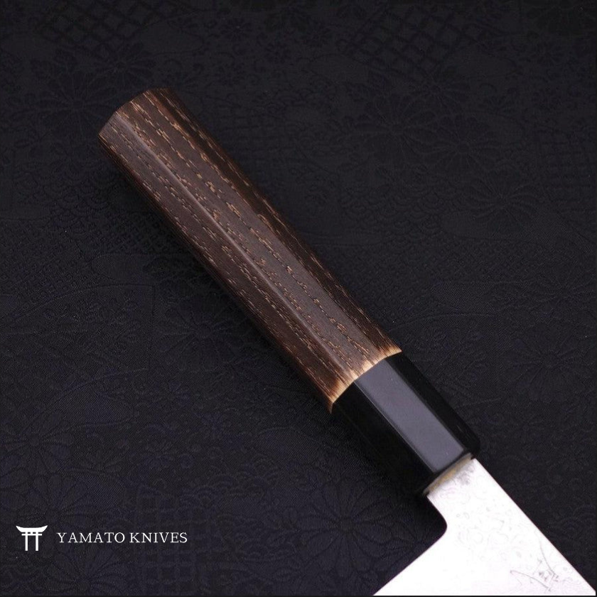 GYUTO DAMASCUS KNIFE WITH CASTANEA HANDLE